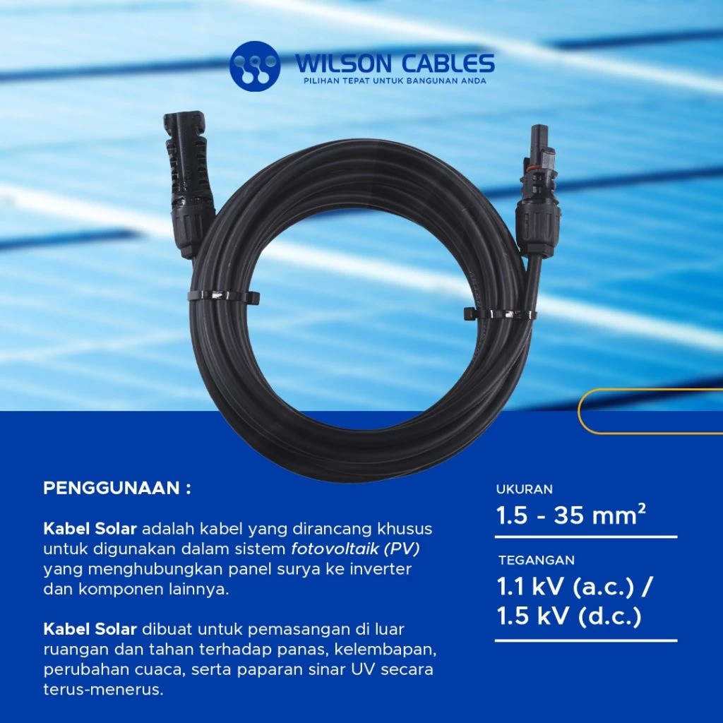 penggunaan kabel solar